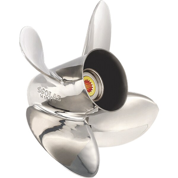 HR Titan, 4-Blade Propeller For Mercury, 15in Pitch